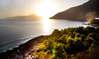 Tramonto scogliera